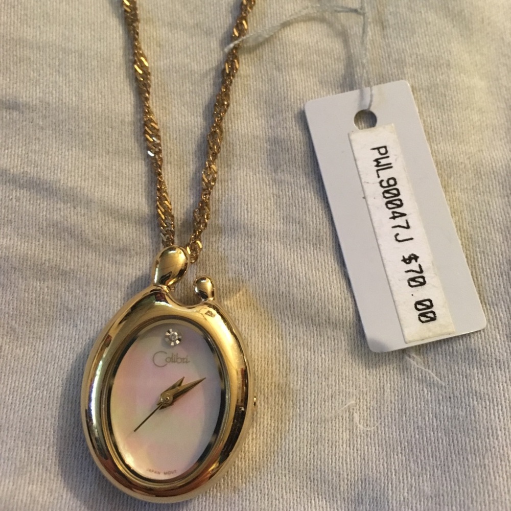 Calibri watch necklace